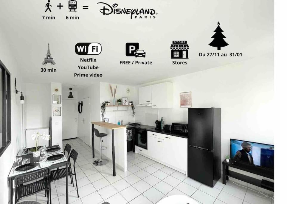 Mickey'S House - Apartments 4 Persons - 10 Min Disneyland Paris Bussy-Saint-Georges Extérieur photo