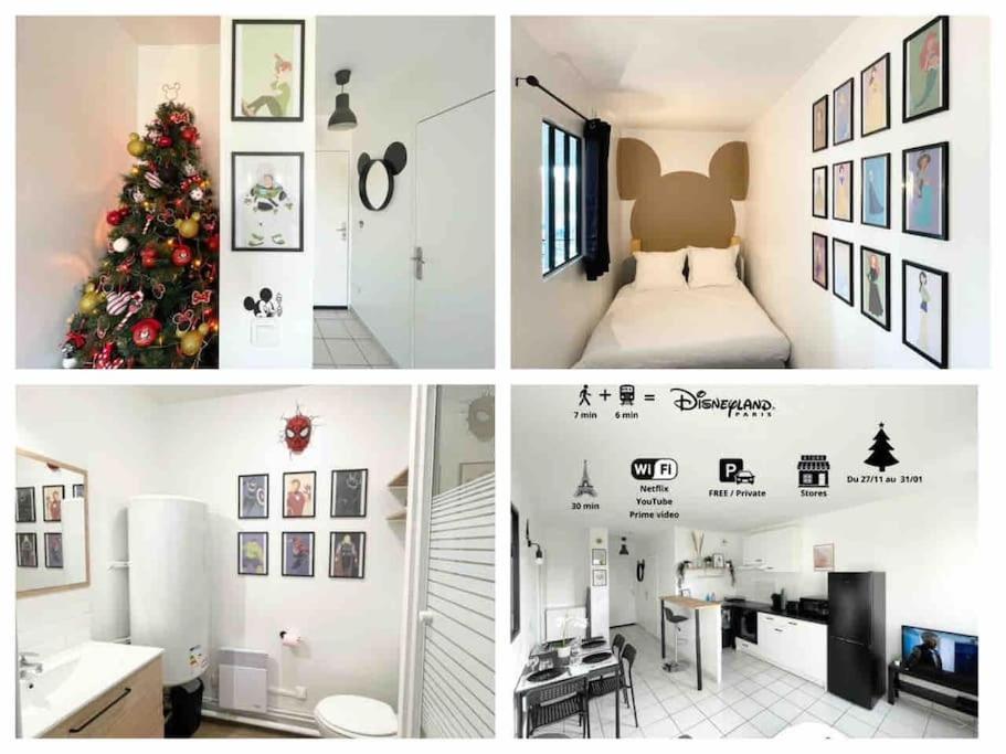 Mickey'S House - Apartments 4 Persons - 10 Min Disneyland Paris Bussy-Saint-Georges Extérieur photo